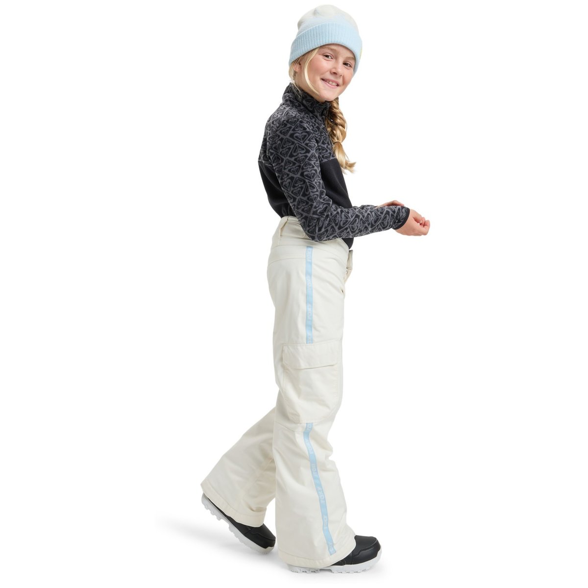 Pantalon de snow technique BANKY ICE GIRL. blanc whisper white, ROXY