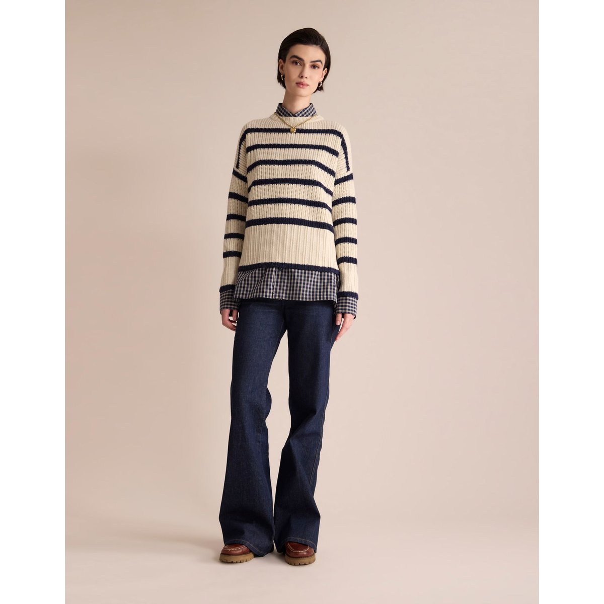 Pull Maelia blanc, INES DE LA FRESSANGE PARIS