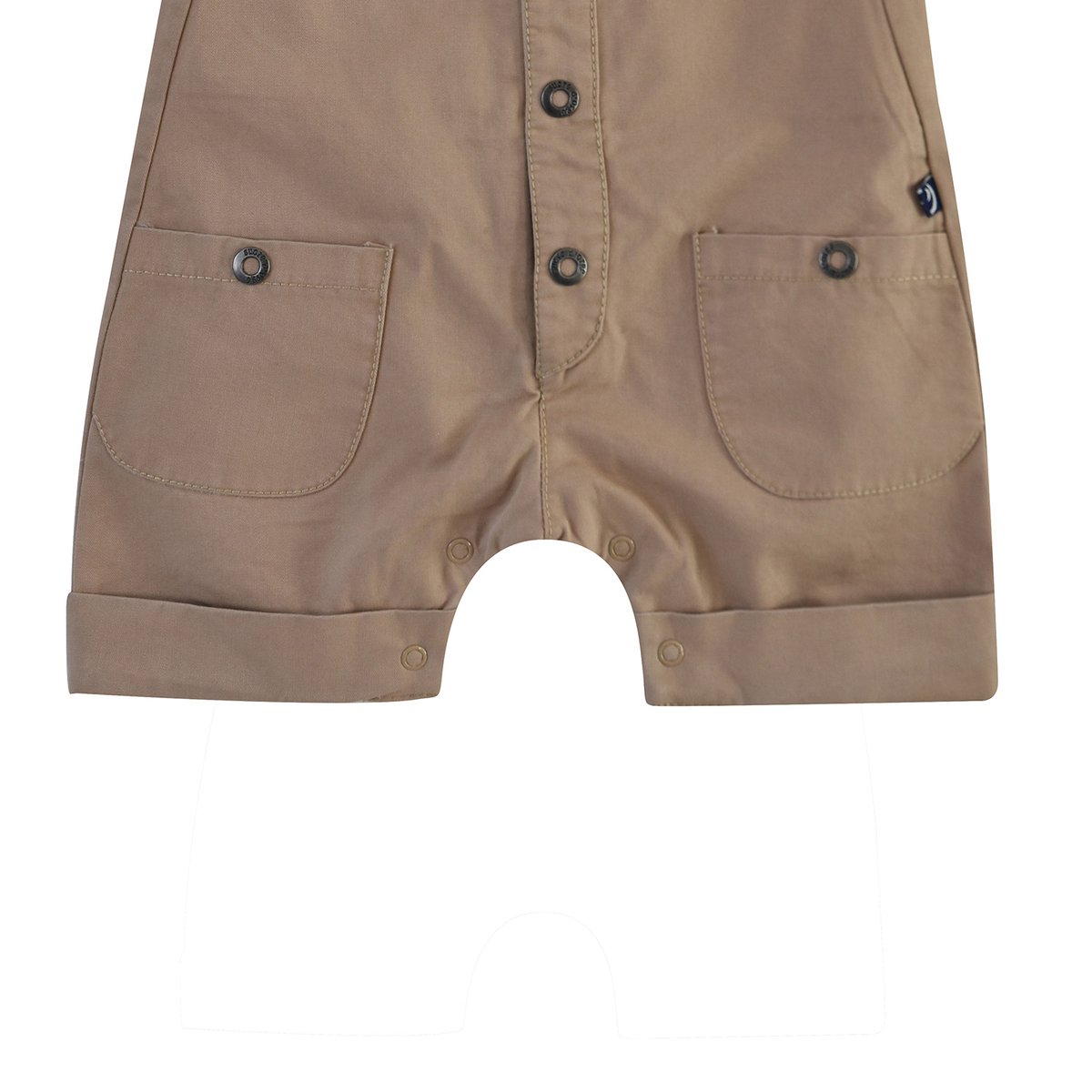 Tee shirt salopette twill ernest beige, SUCRE D'ORGE