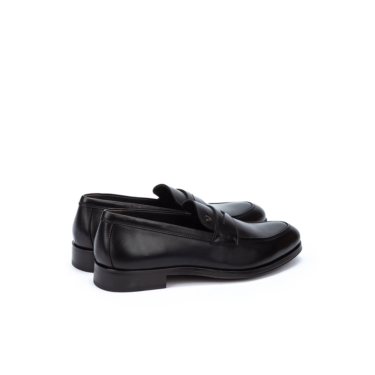 Mocassins cuir Empire black, MARTINELLI