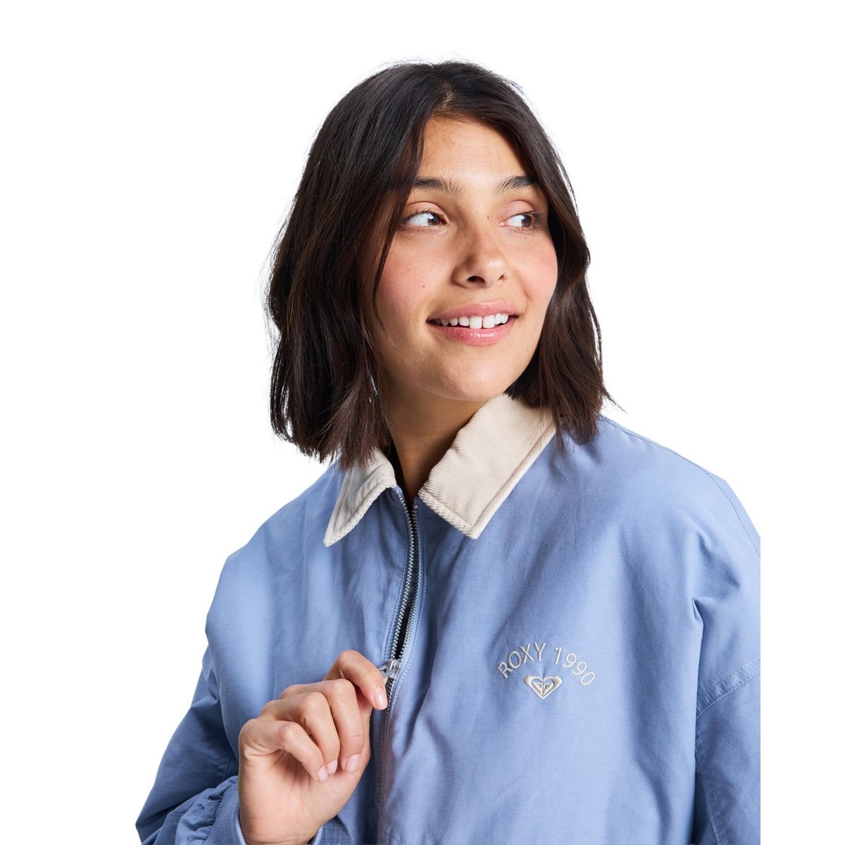 Veste aviateur en sergé de coton SWEET TALK. bleu blue blizzard, ROXY