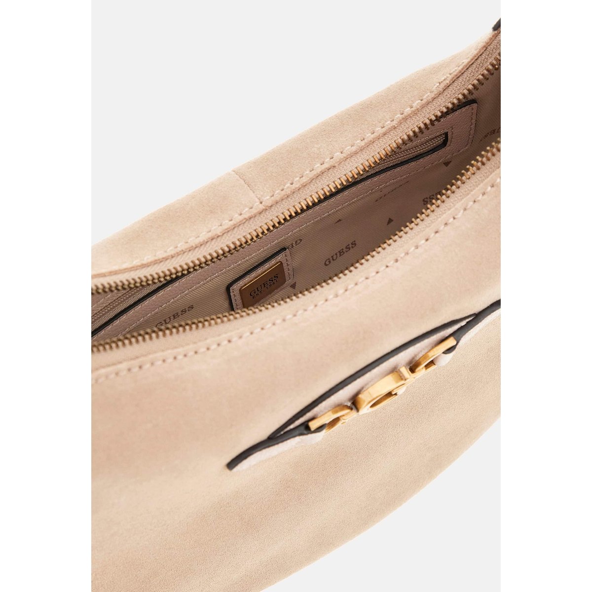 Sac D'épaule Malva Daim rose, GUESS