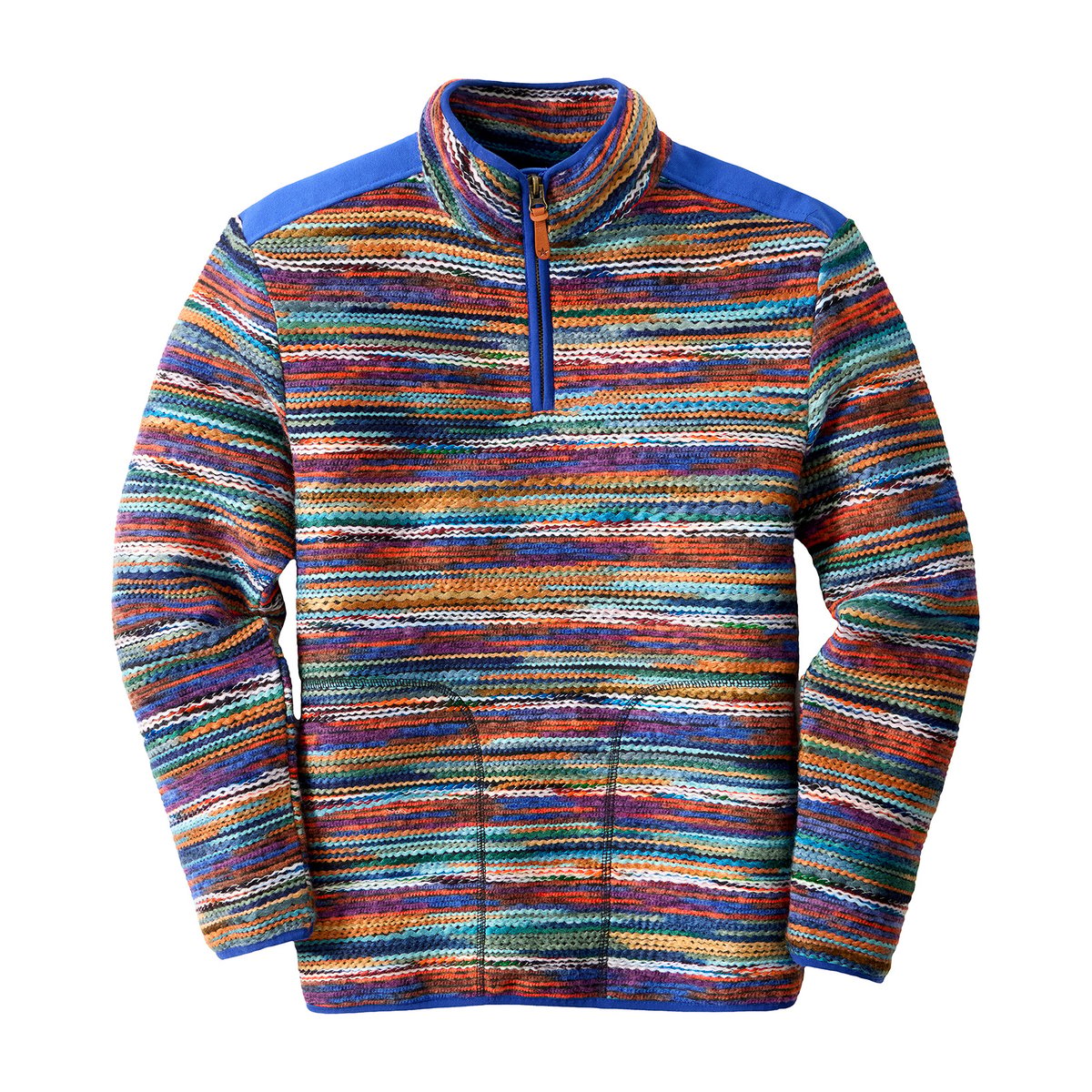 Fabuleux Sweat Col Cheminée à Rayures Flash multicolore, JOE BROWNS