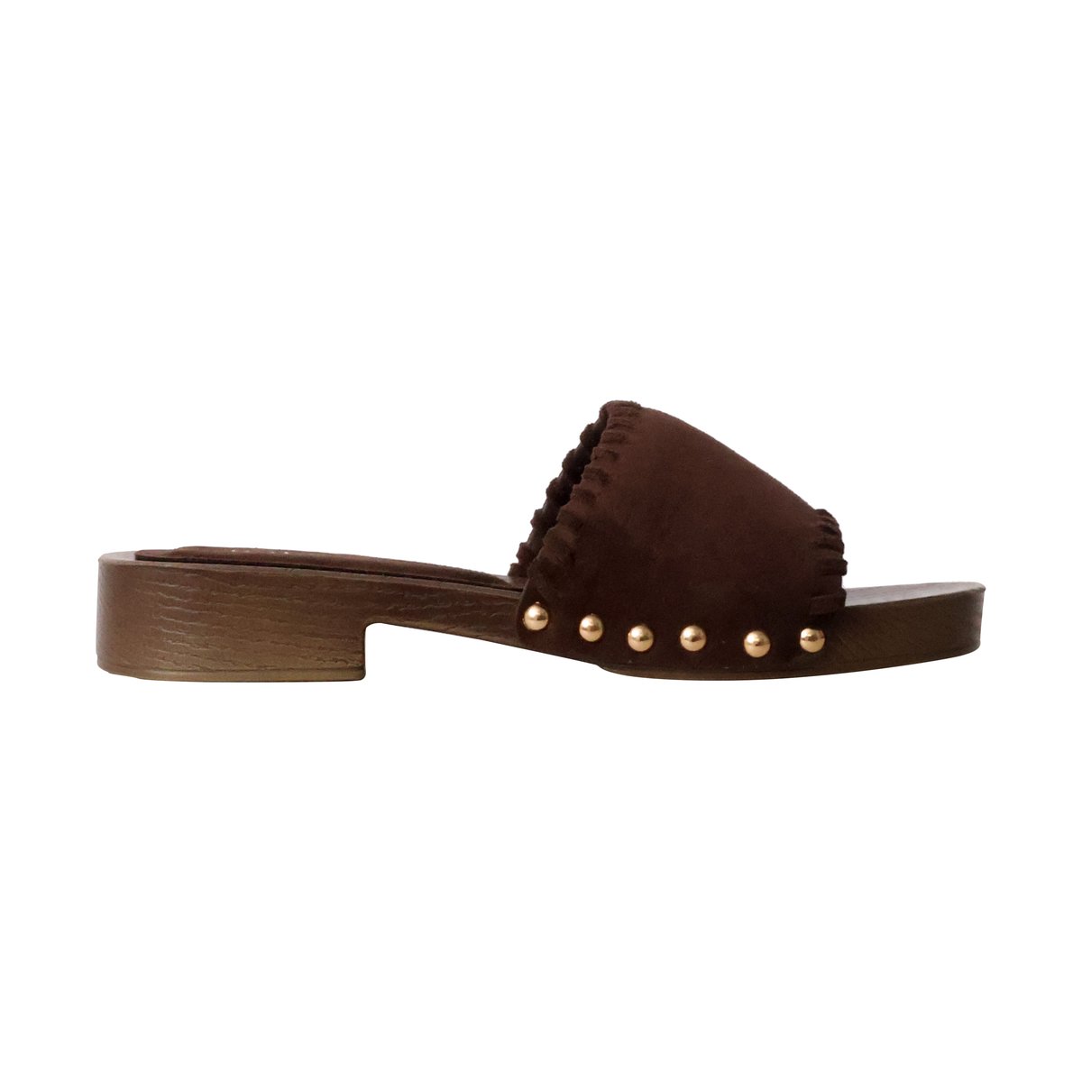 Mules à Enfiler marron, ENZA NUCCI
