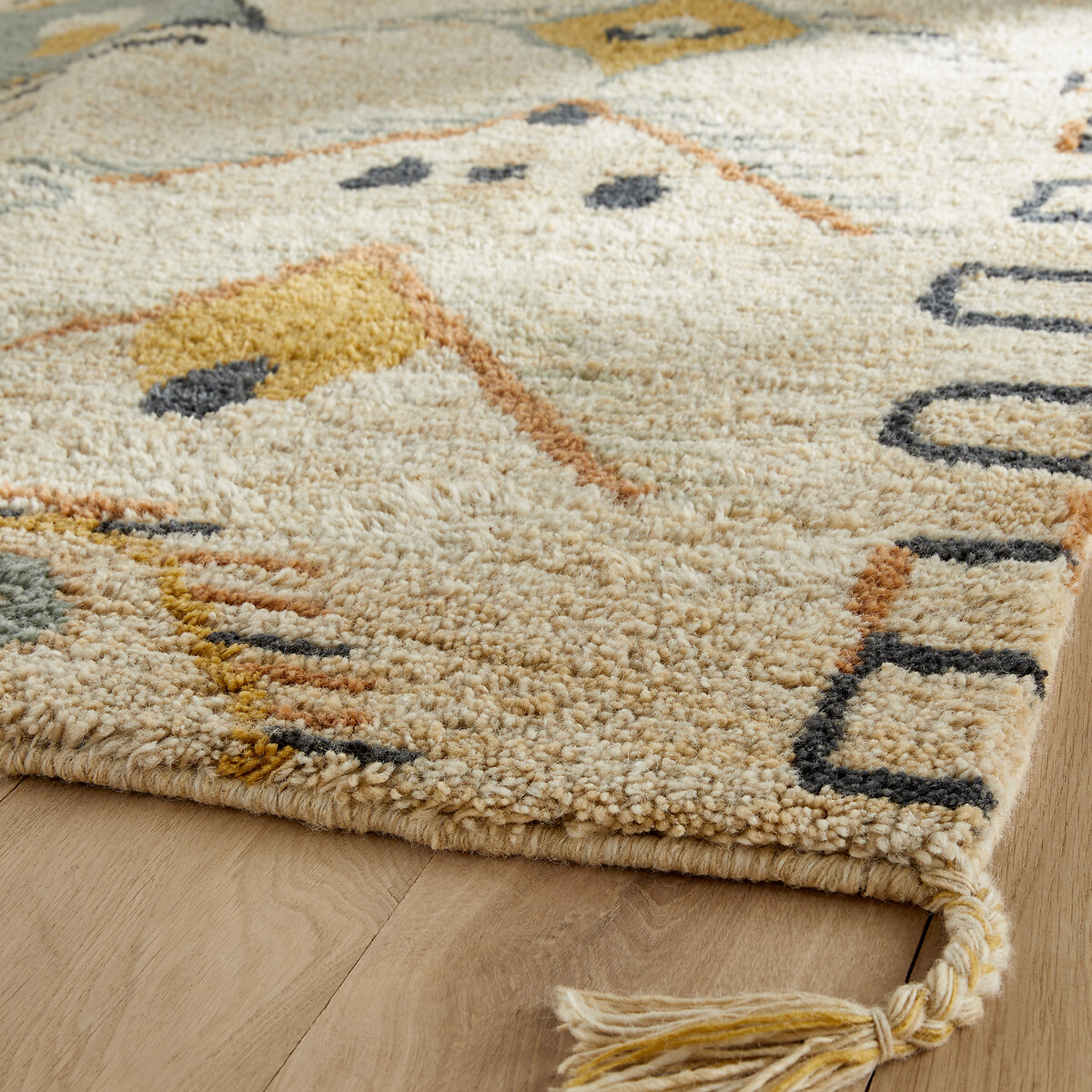Tapis en laine, noué main, Mirjana multicolore, AM.PM