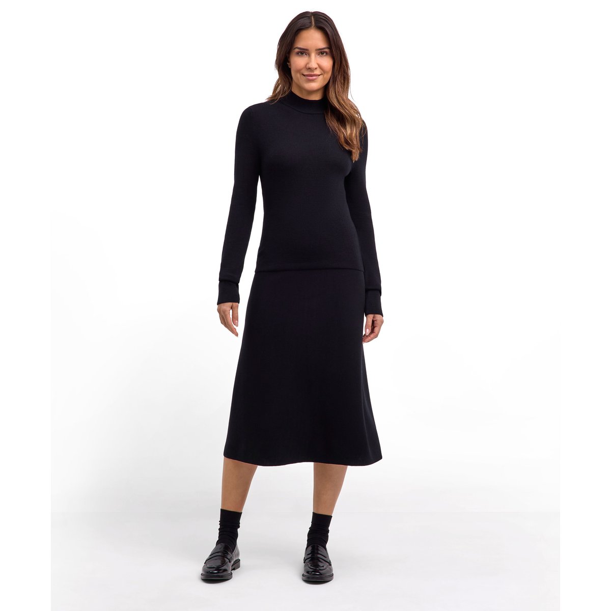 Pull-over Ultrafine Merino Wool noir, FALKE