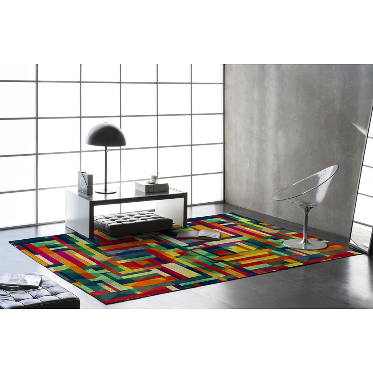 Tapis de salon CROMIS multicolore, NAF NAF HOME