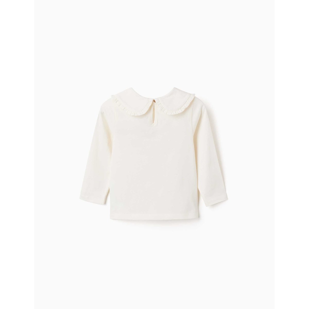 T-shirt en coton à manches longues avec imprimé Minnie blanc, ZIPPY
