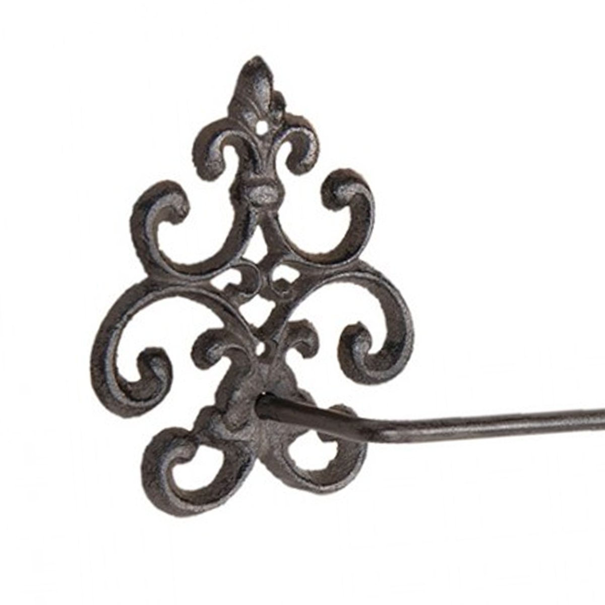 Porte-serviettes mural en métal marron 58x6x15cm marron, WADIGA