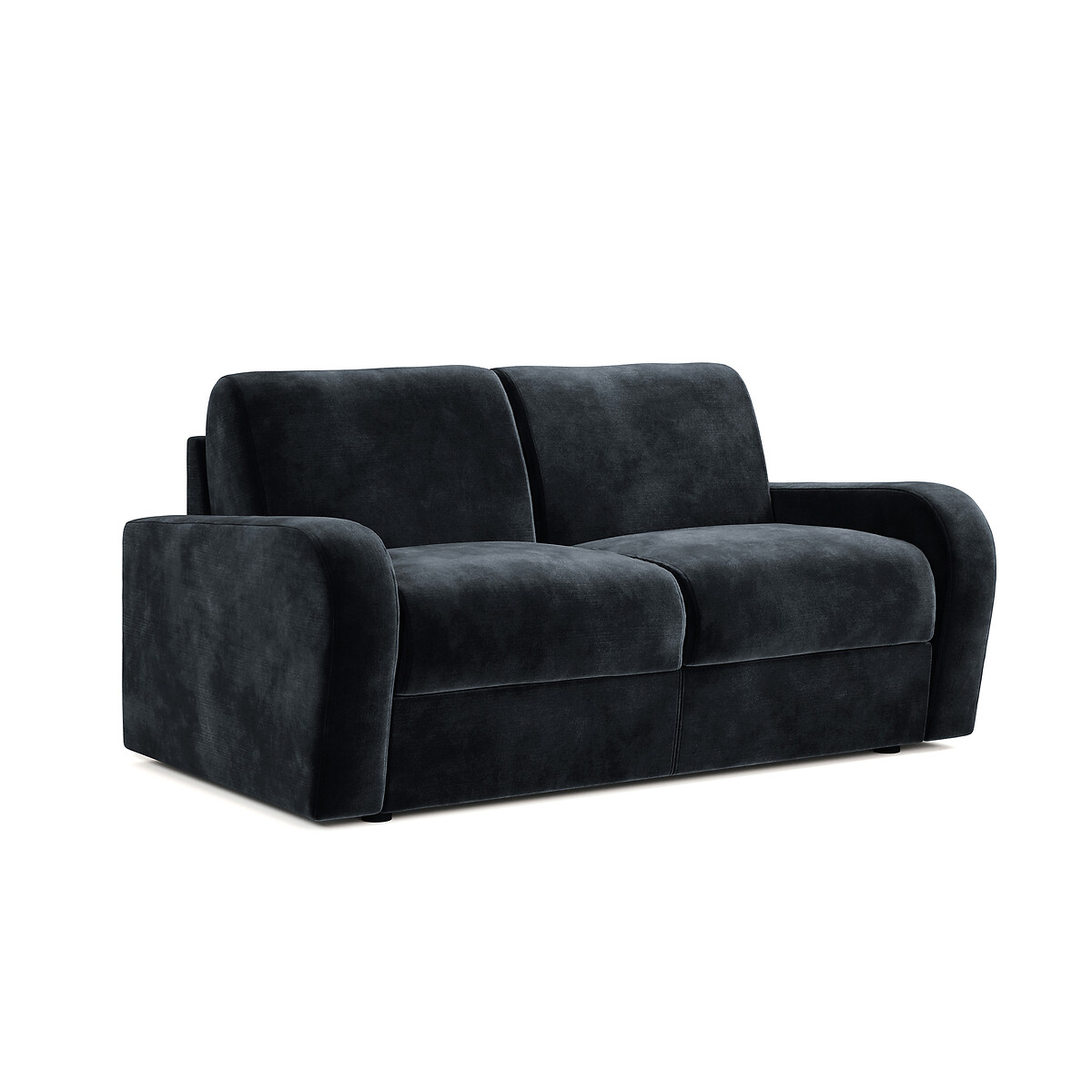 Jay-Be® Deco Luxe Velvet 2 Seater Sofa Bed with Deep Sprung Mattress charcoal, JAY-BE