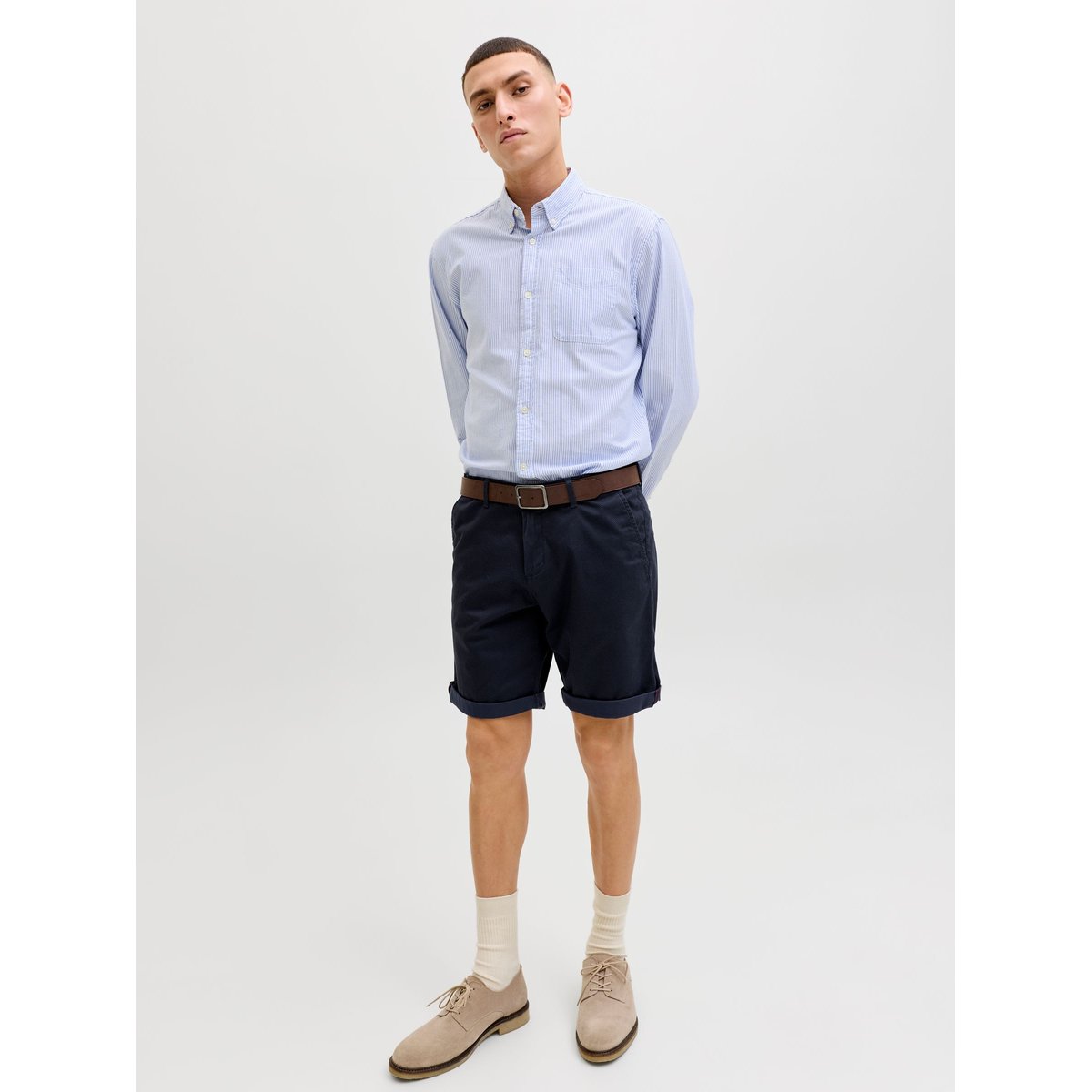 Short Chino navy blazer 2, JACK & JONES
