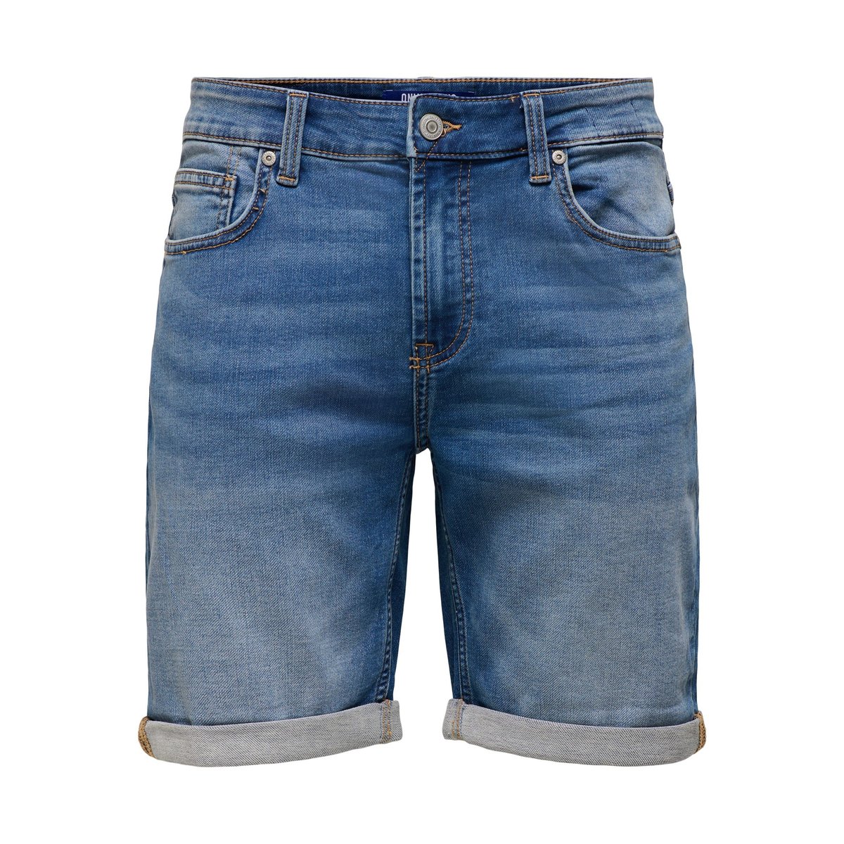 Short En Denim medium blue denim 1, ONLY & SONS