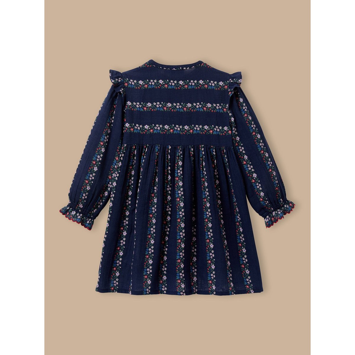 Robe gaze de coton imprimé romy, CYRILLUS