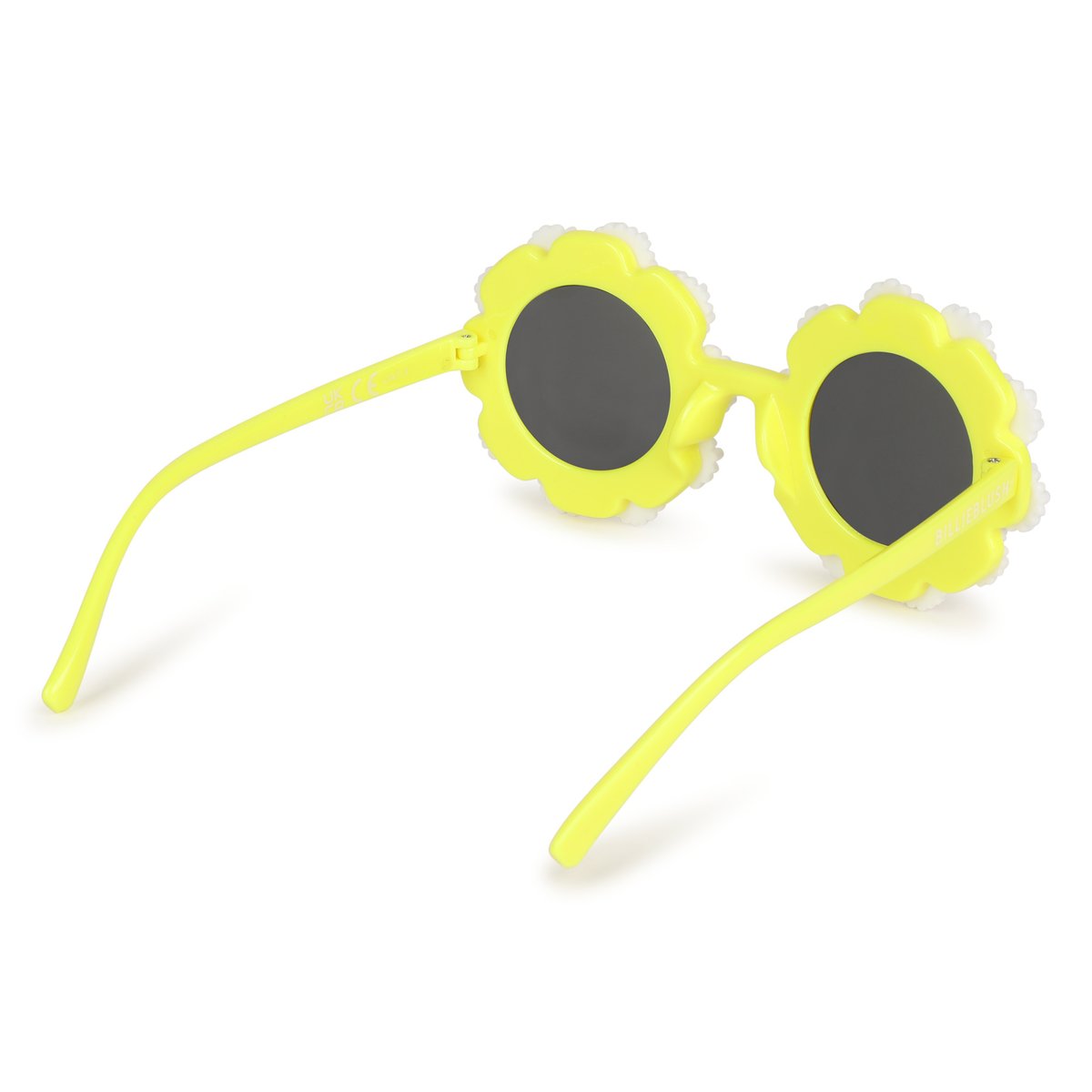 Lunettes de soleil fleur jaune fluo, BILLIEBLUSH