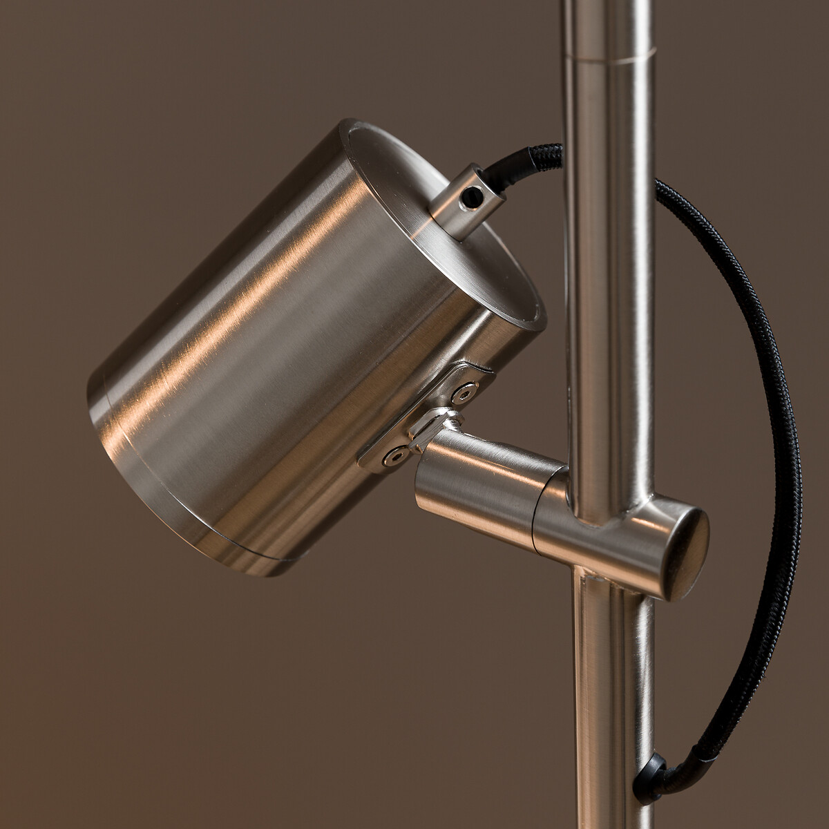 Lampada da terra con finitura nickel satinato, Girevole nichel satinato, AM.PM