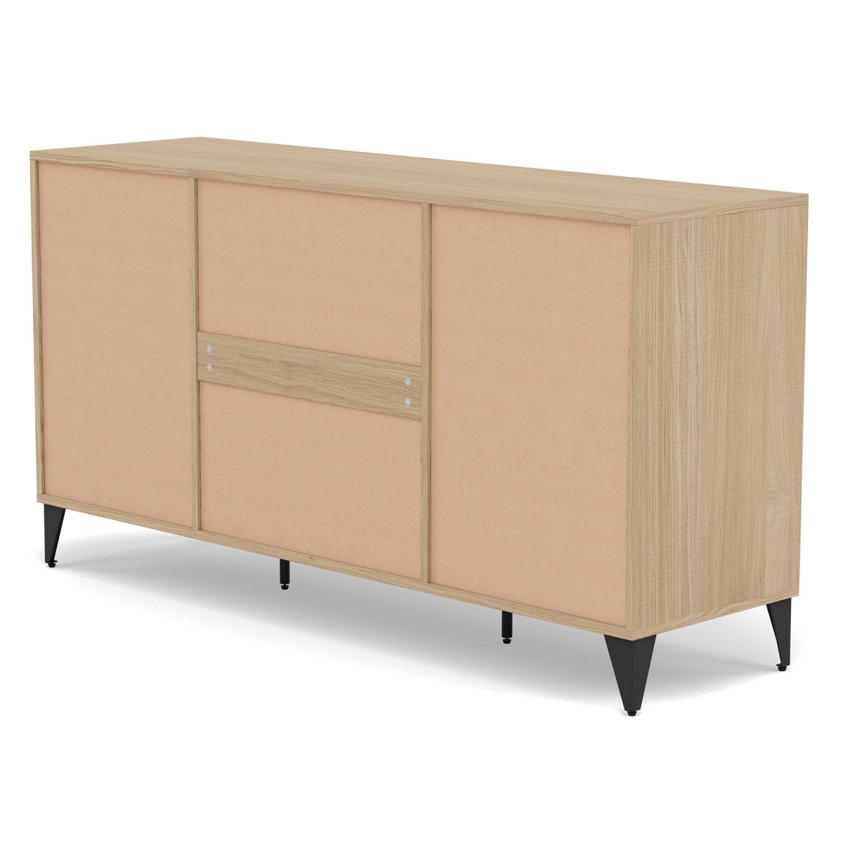 Buffet - TRIBECA bois / noir, BEST MOBILIER