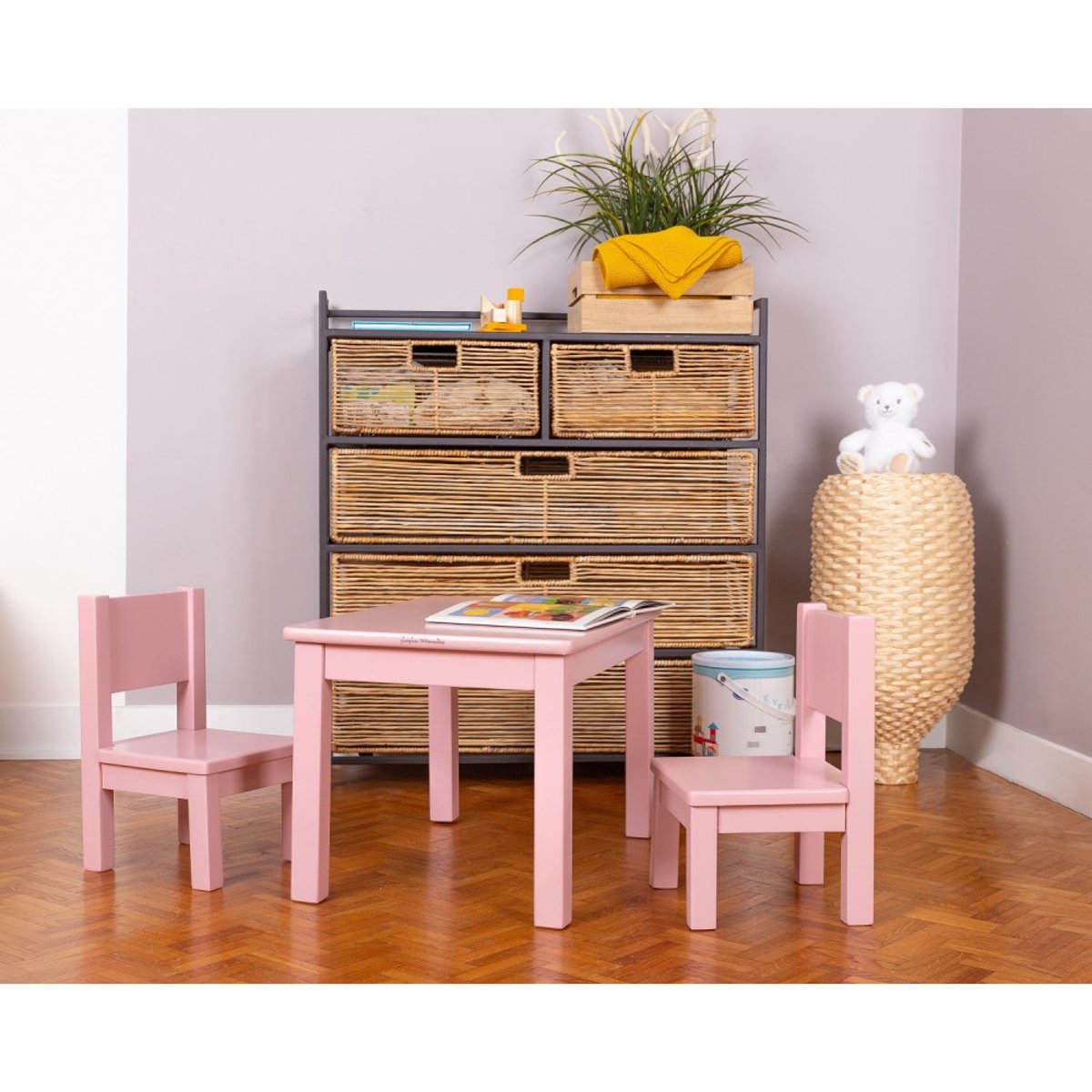 Ma première table Enfant Montessori 1-4 ans rose, PIOUPIOU ET MERVEILLES