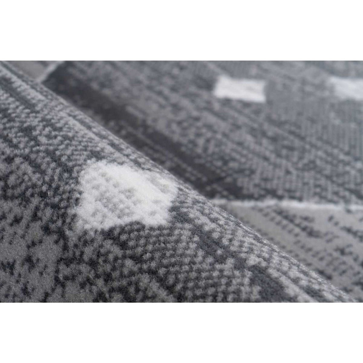 Tapis rectangulaire tissé, VANCOUVER gris, blanc, ARTE ESPINA