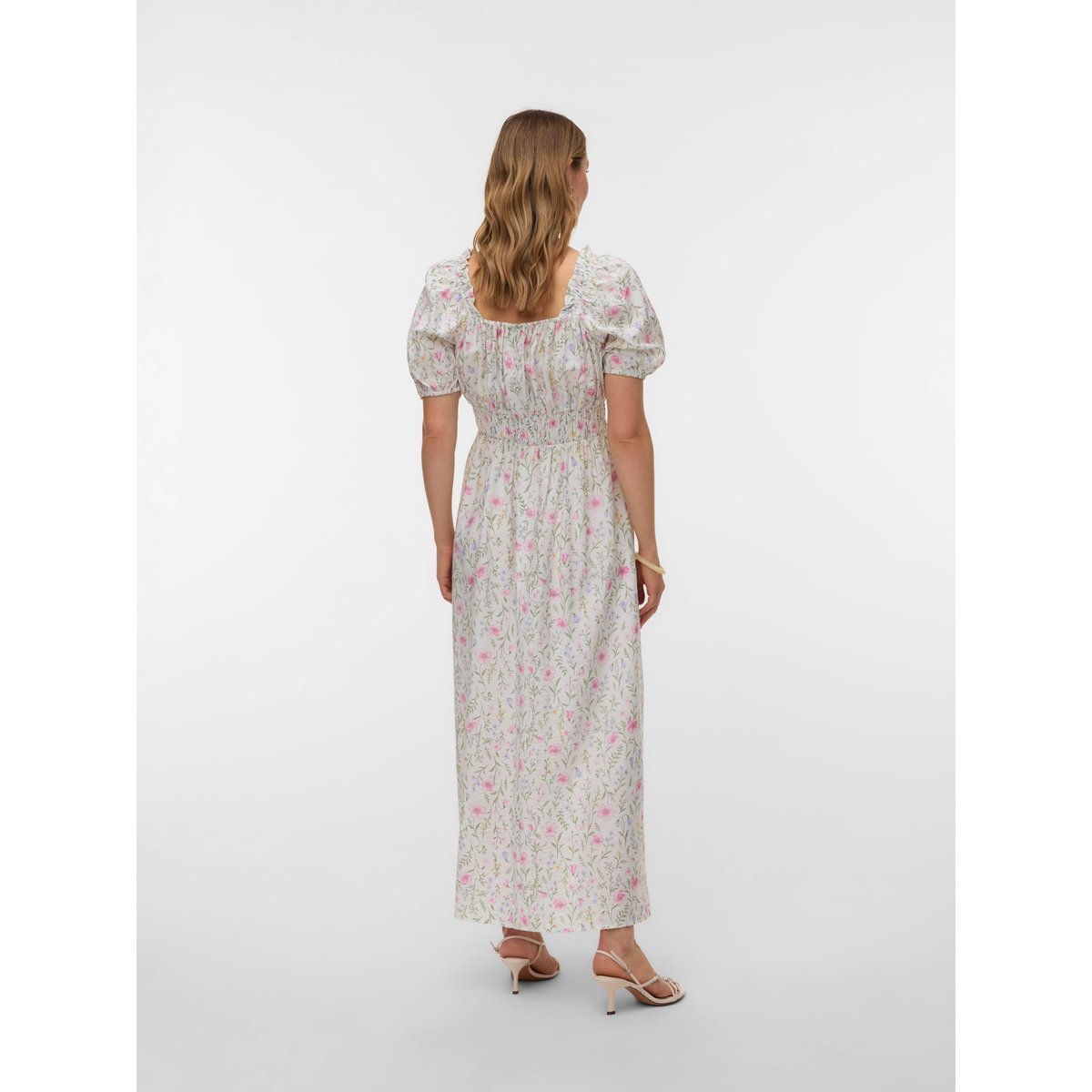 Robe Smockée snow white, VERO MODA