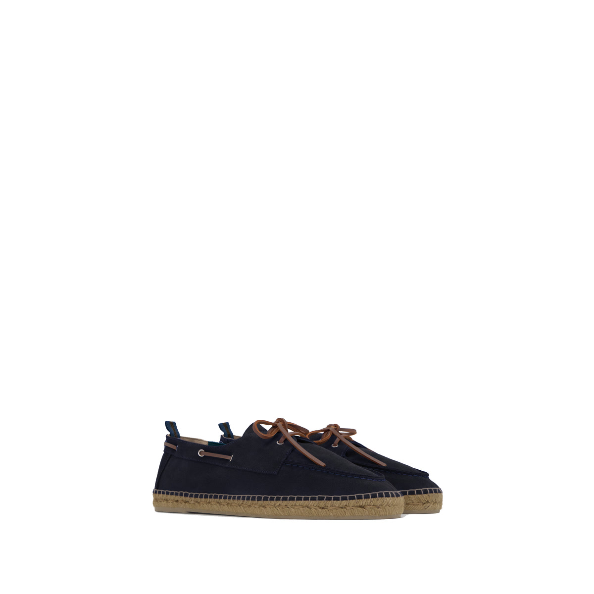 Chaussures bateau en cuir suédé NEMO bleu foncé, CASTANER