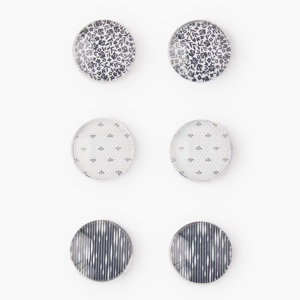 6 Magnets ecru, MONOPRIX