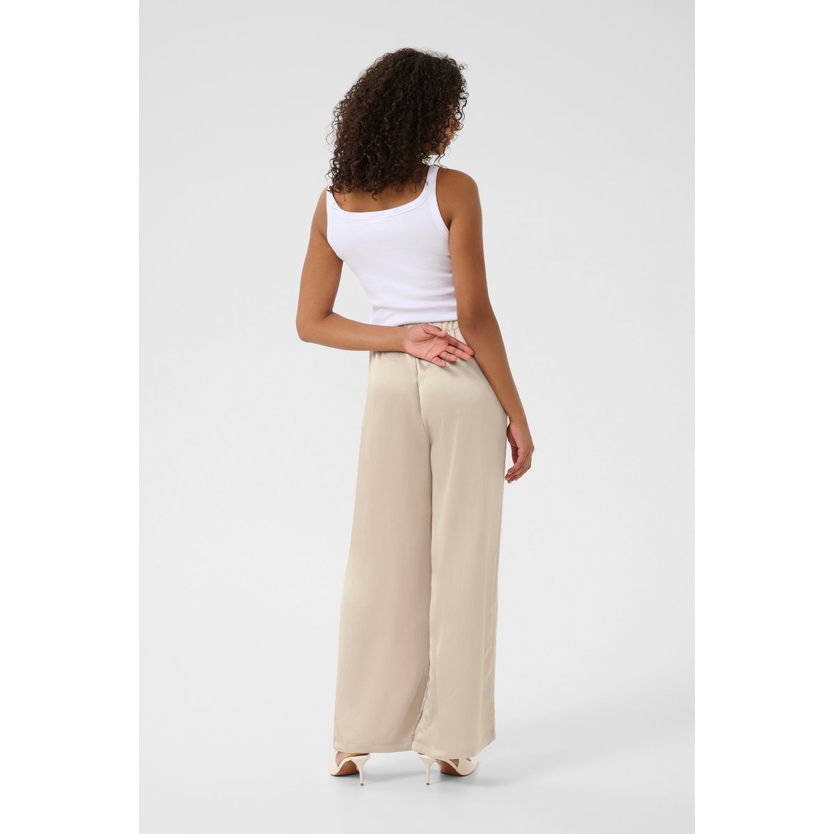 Pants Suiting beige feather gray, KAFFE