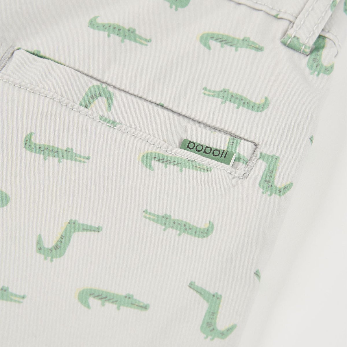 Short en coton imprimé multicolore, BOBOLI