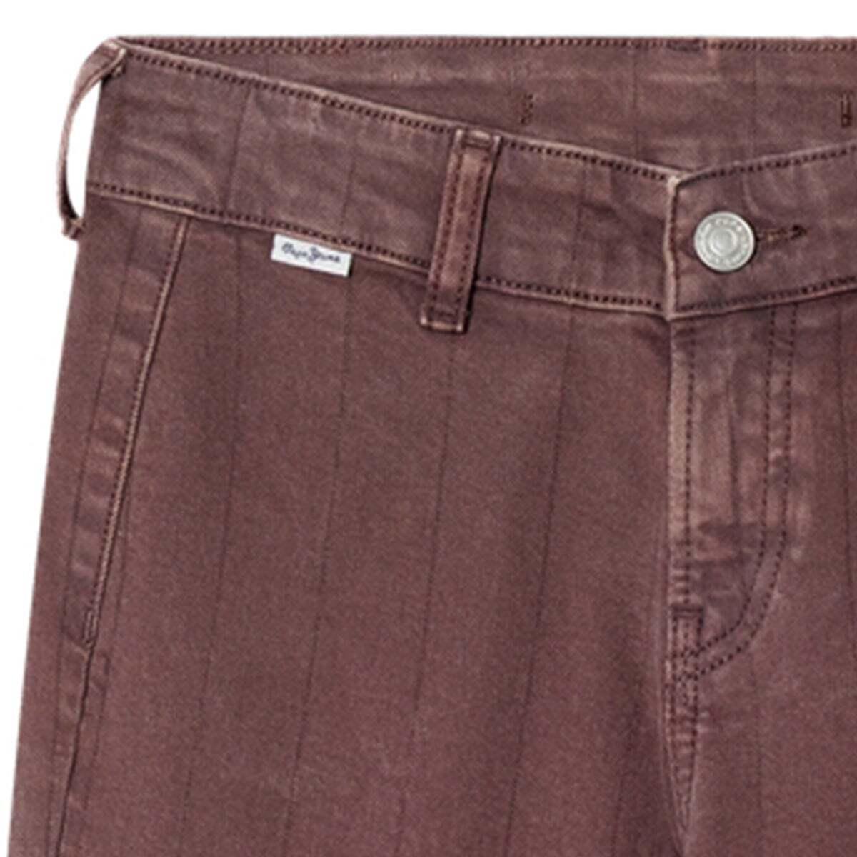 Catalina - Jean Coupe Culotte, Taille Moyenne grue des bois brun, PEPE JEANS