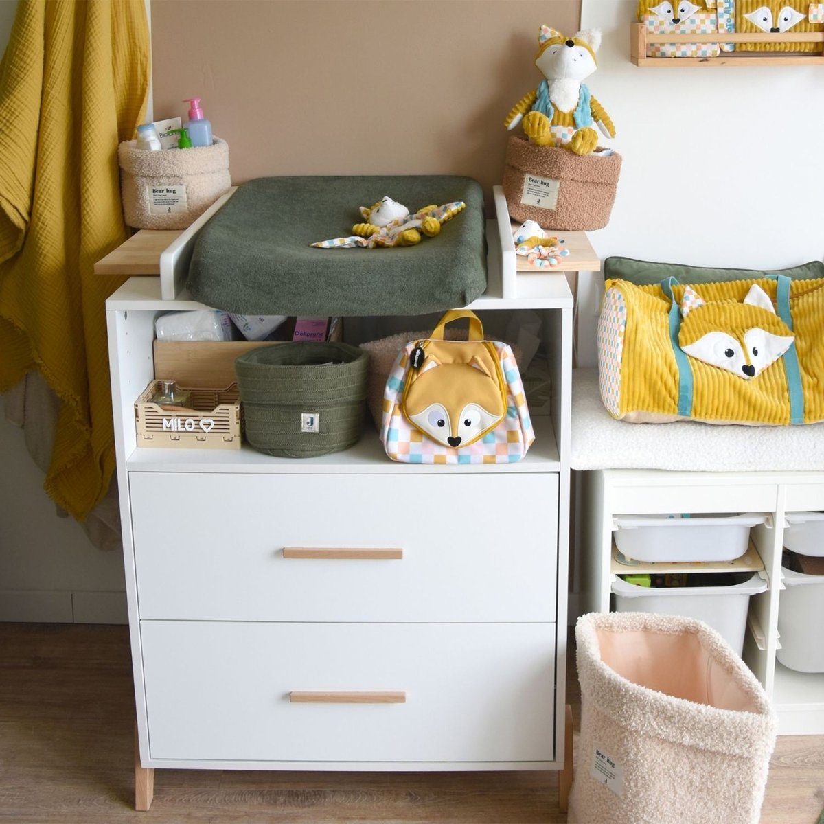 Trousse de toilette Cyranos le Renard jaune, LES DEGLINGOS