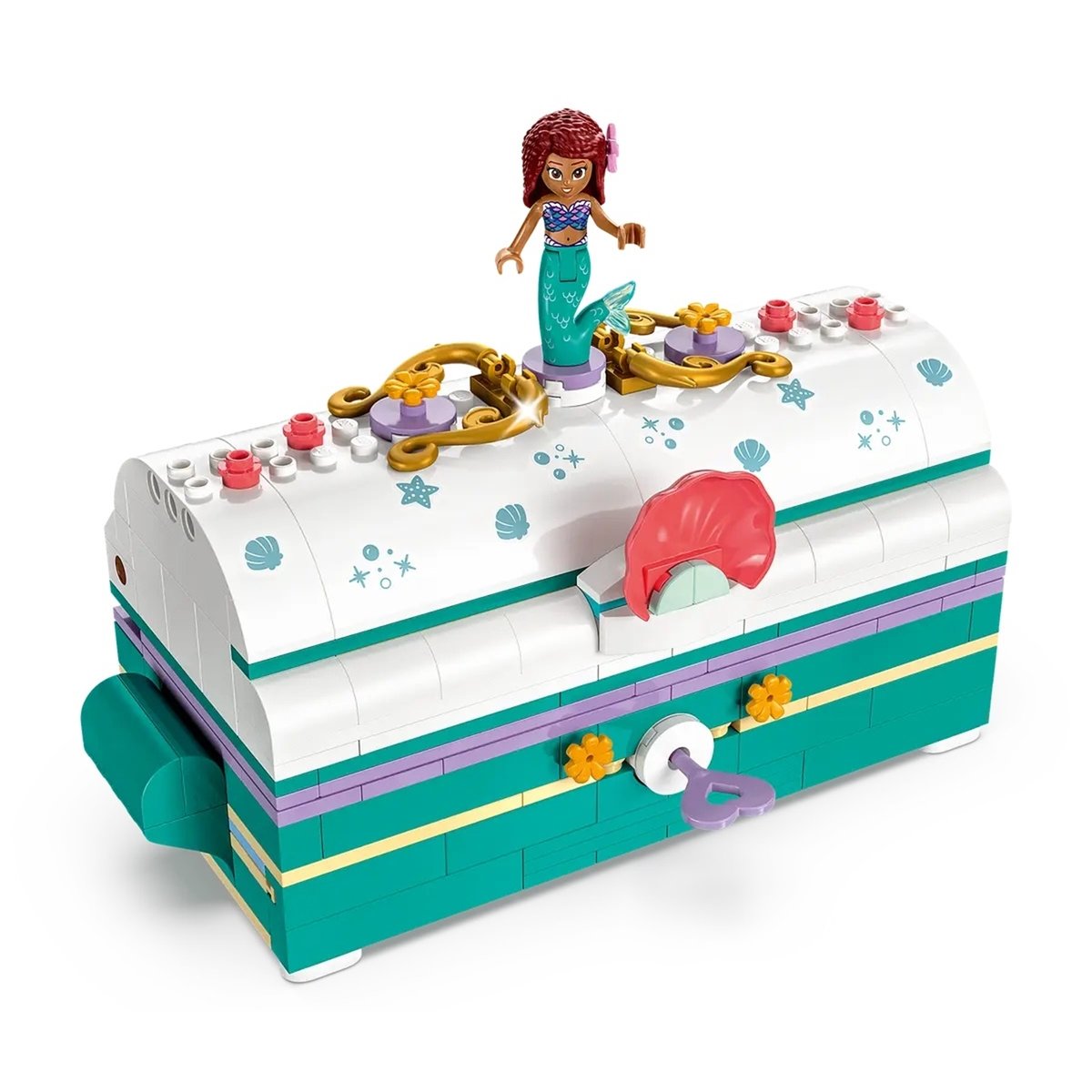 Disney Le coffre aux trésors d'Ariel multicolore, LEGO