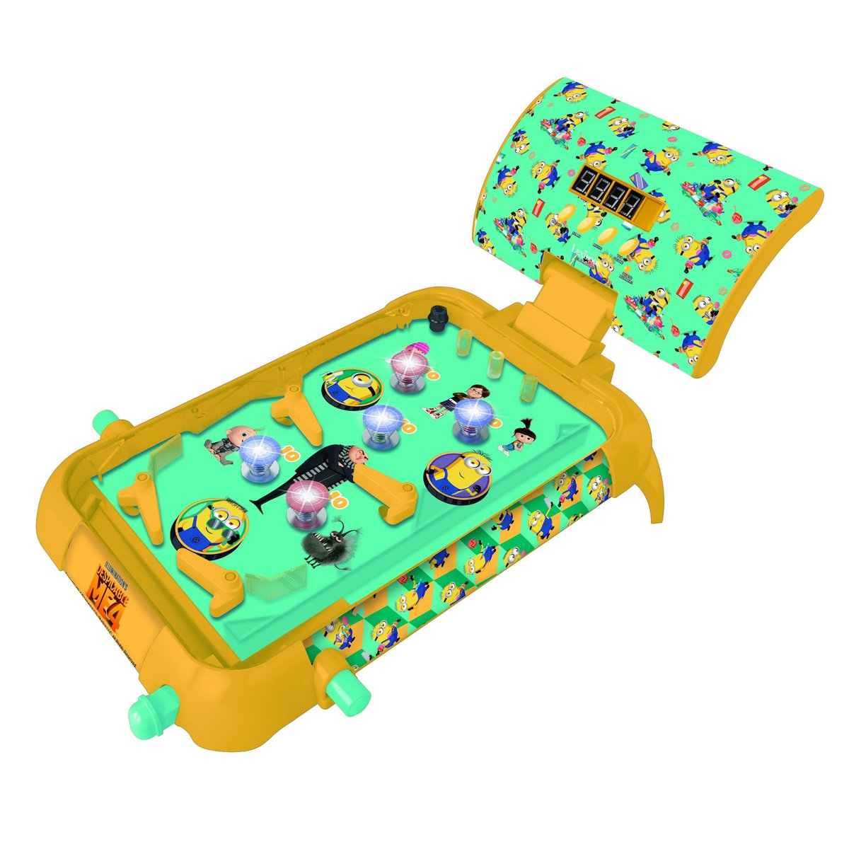 Flipper électronique de table Les Minions bleu, LEXIBOOK