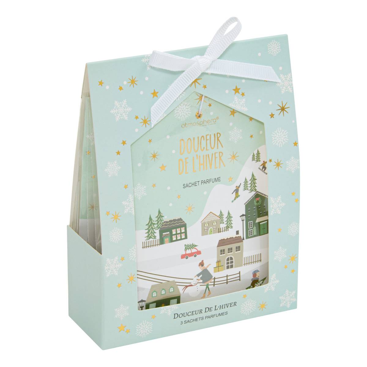 Lot de 3 sachets parfumés Elvi vert, FEERIC LIGHTS & CHRISTMAS