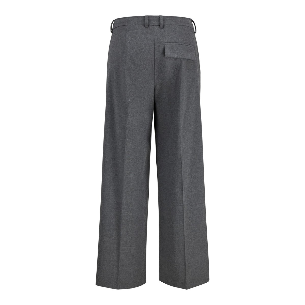 Pantalon À Jambe Large dark grey melange 1, JJXX