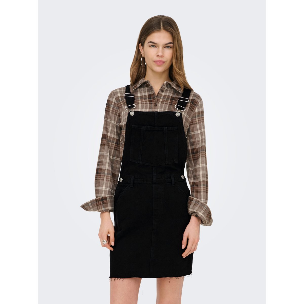 Robe En Denim washed black, ONLY