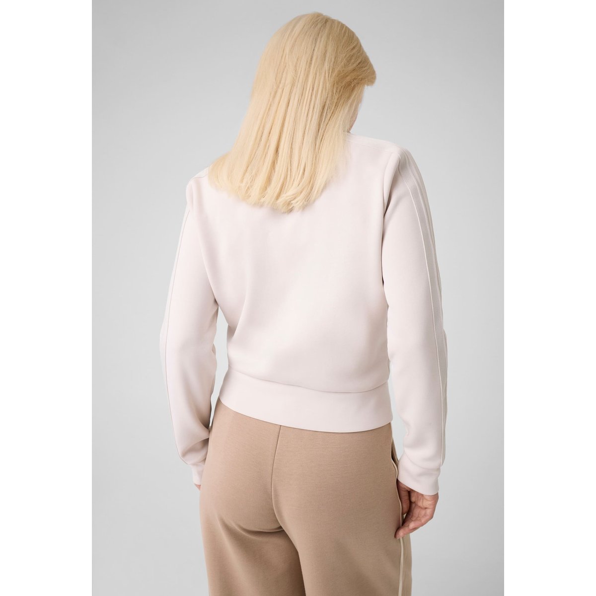 Sweatshirt À Col Montant beige, GUESS