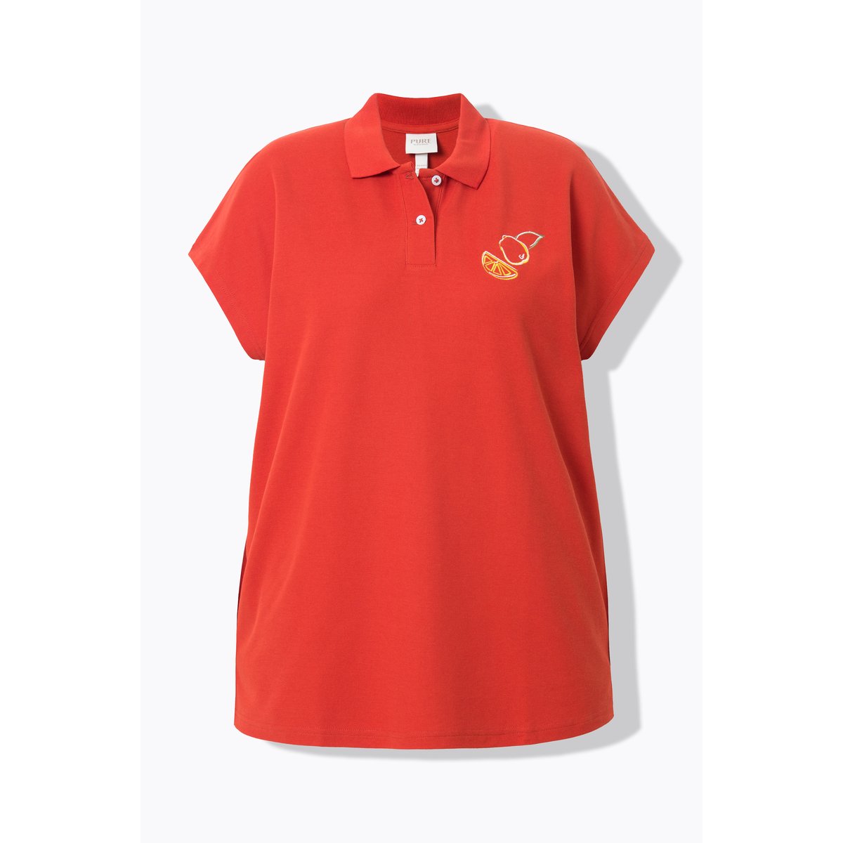 Polo, Broderie, Col Polo, Manches Courtes argile cuite, ULLA POPKEN