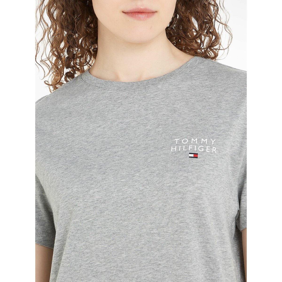 Camicia da notte maniche corte Original grigio, TOMMY HILFIGER