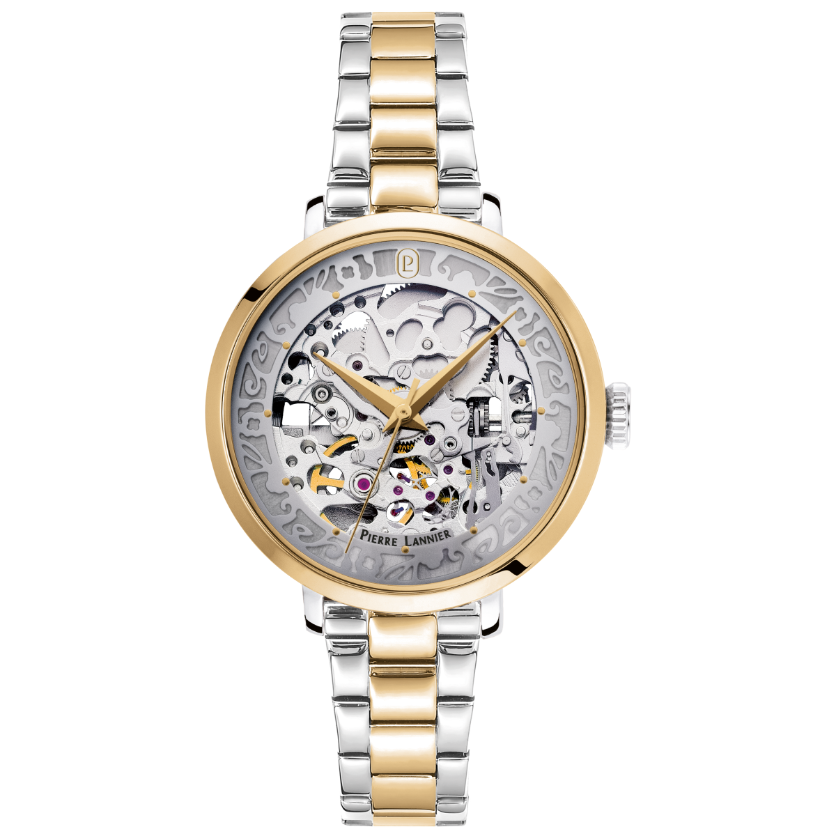 Montre Analogique  AUTOMATIC argenté argenté argenté, PIERRE LANNIER