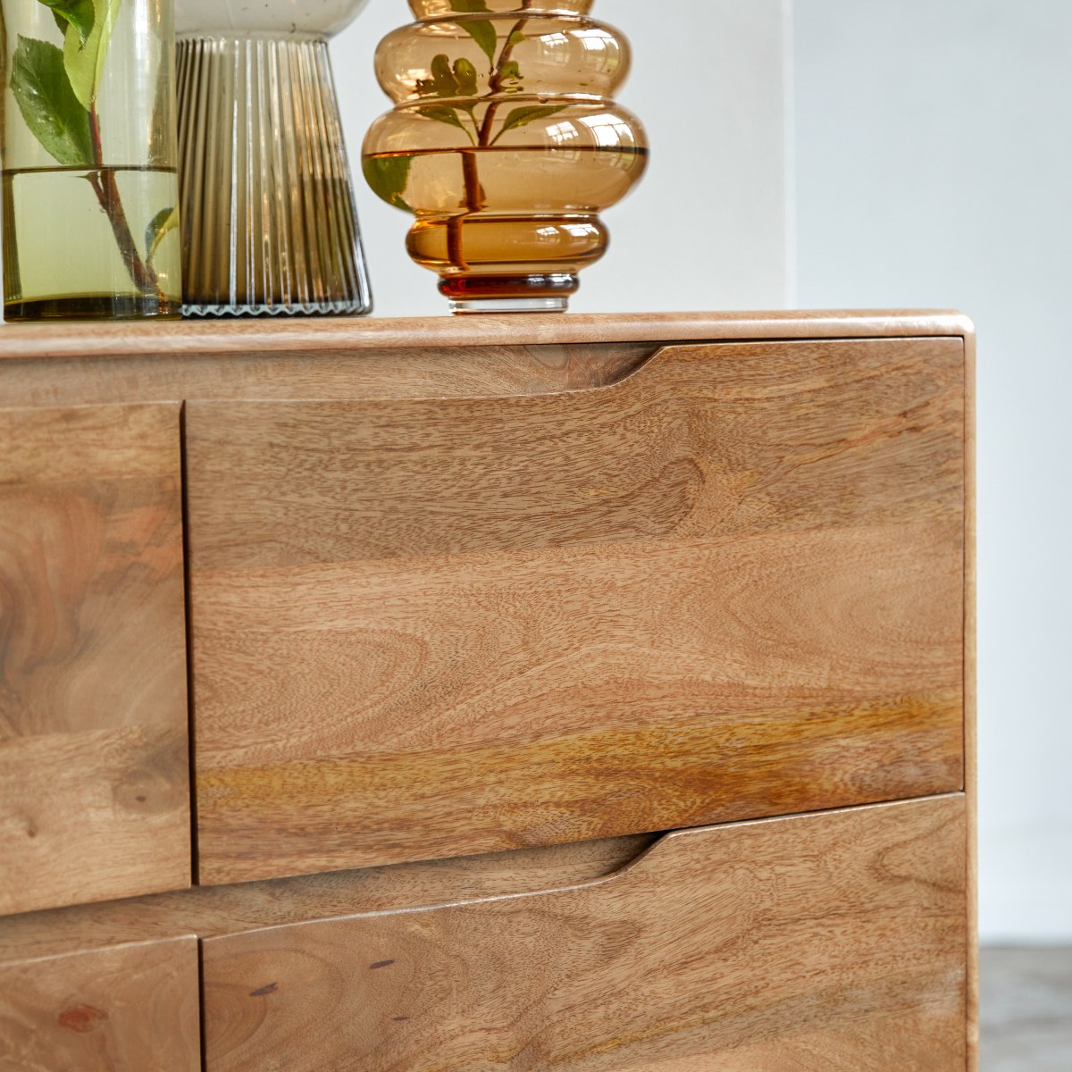 Commode en Manguier massif, GABRIELLE marron, TIKAMOON