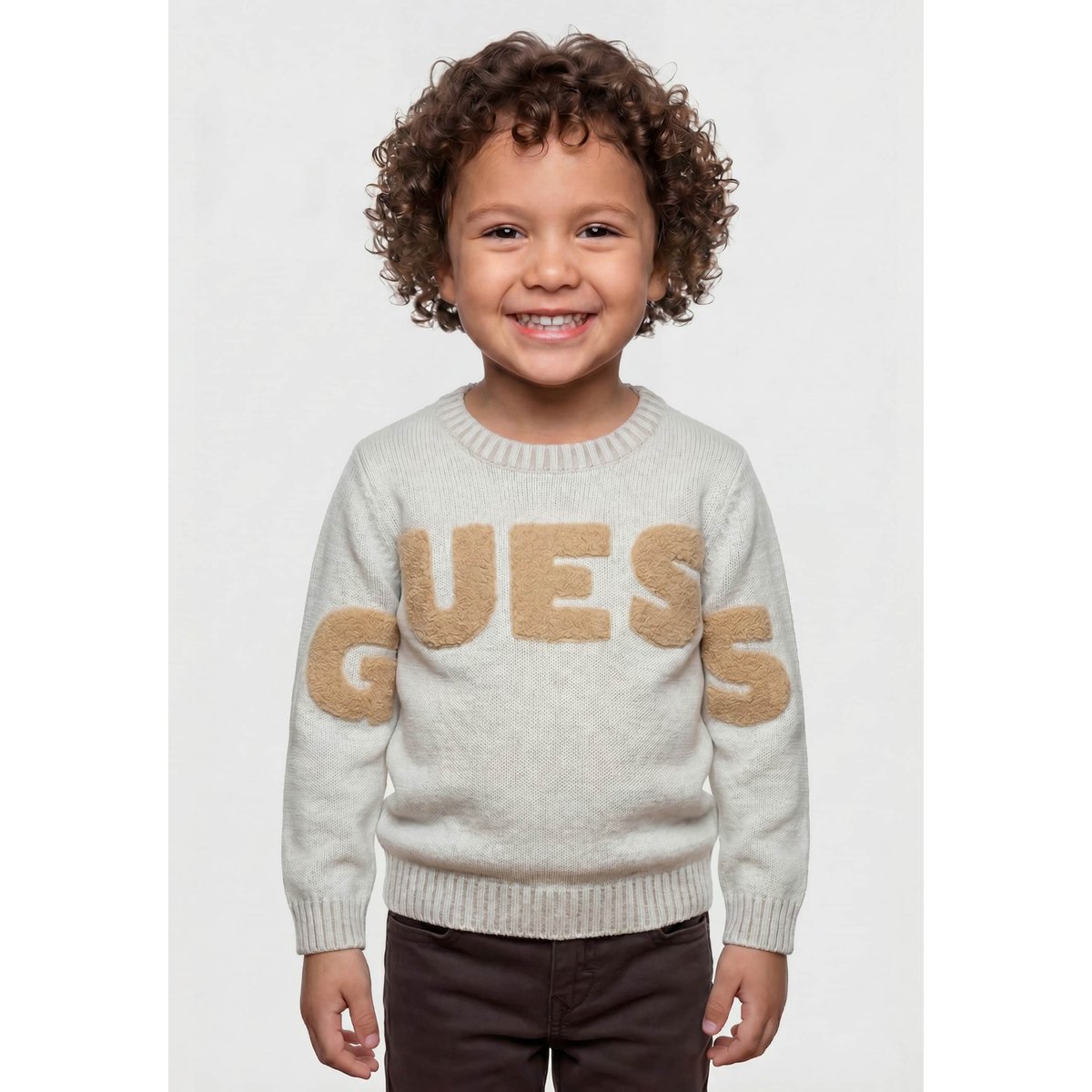Sweat À Logo crème, GUESS KIDS