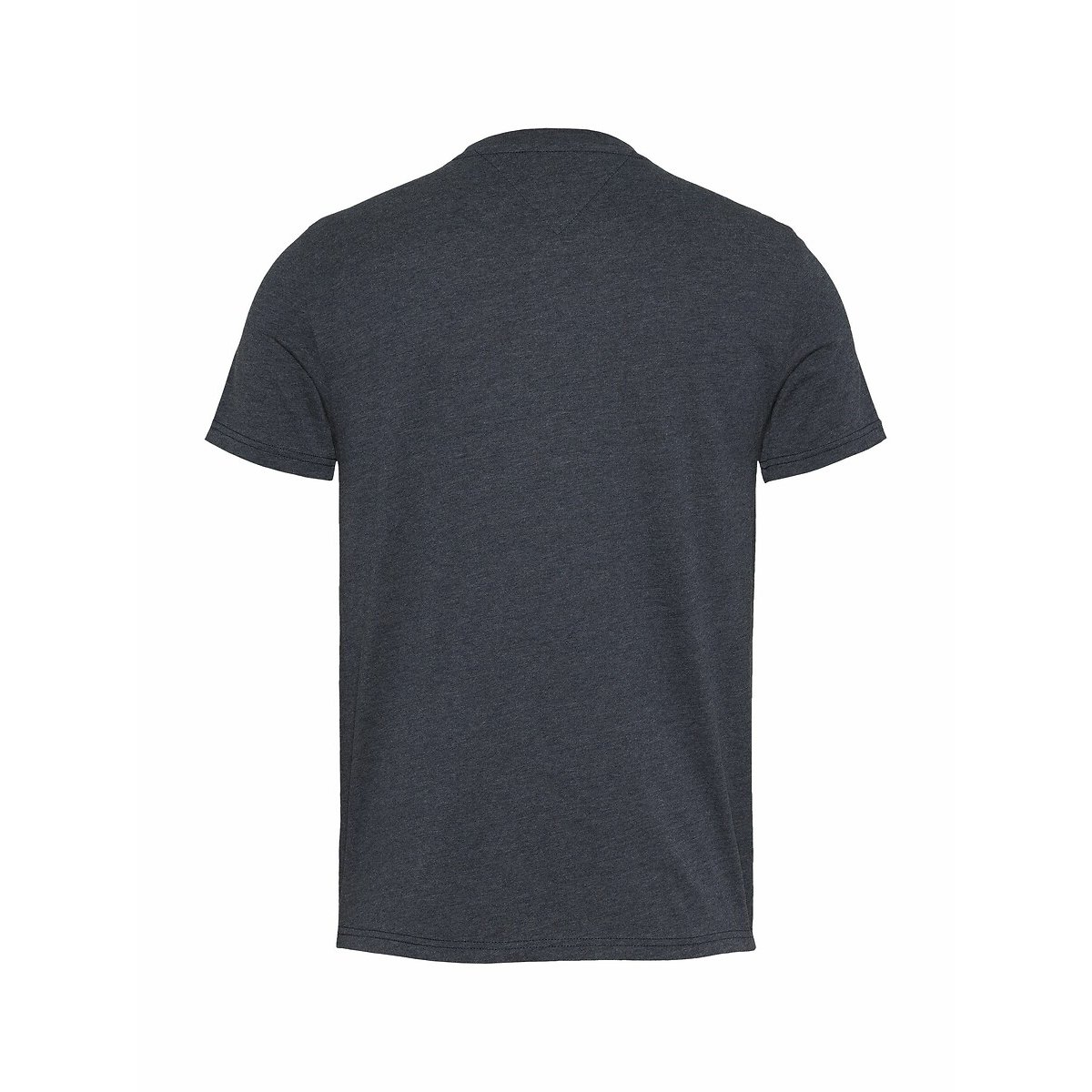 T-shirt de gola redonda slim jaspe azul escuro, TOMMY JEANS