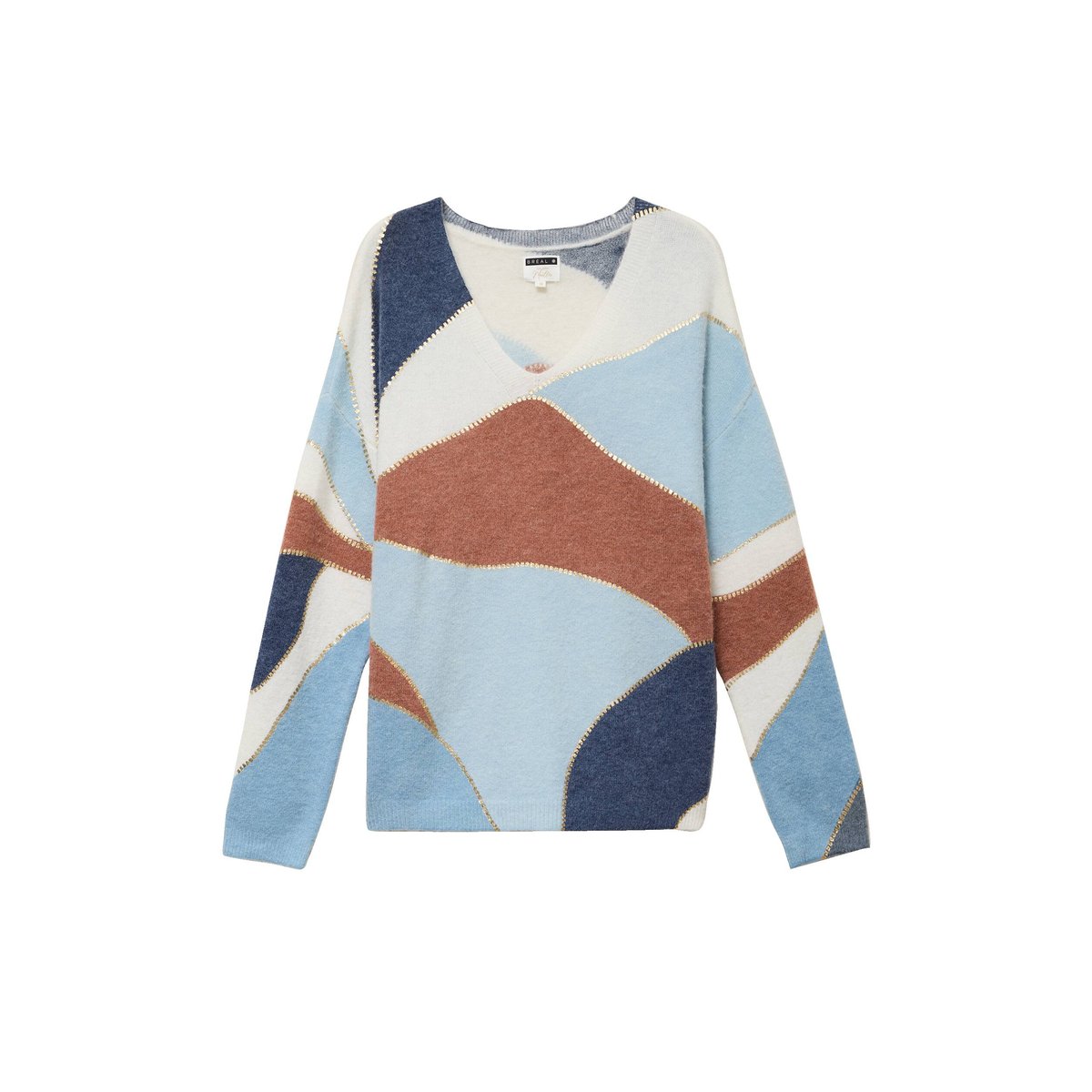 Pull manches longues multicolore, BREAL