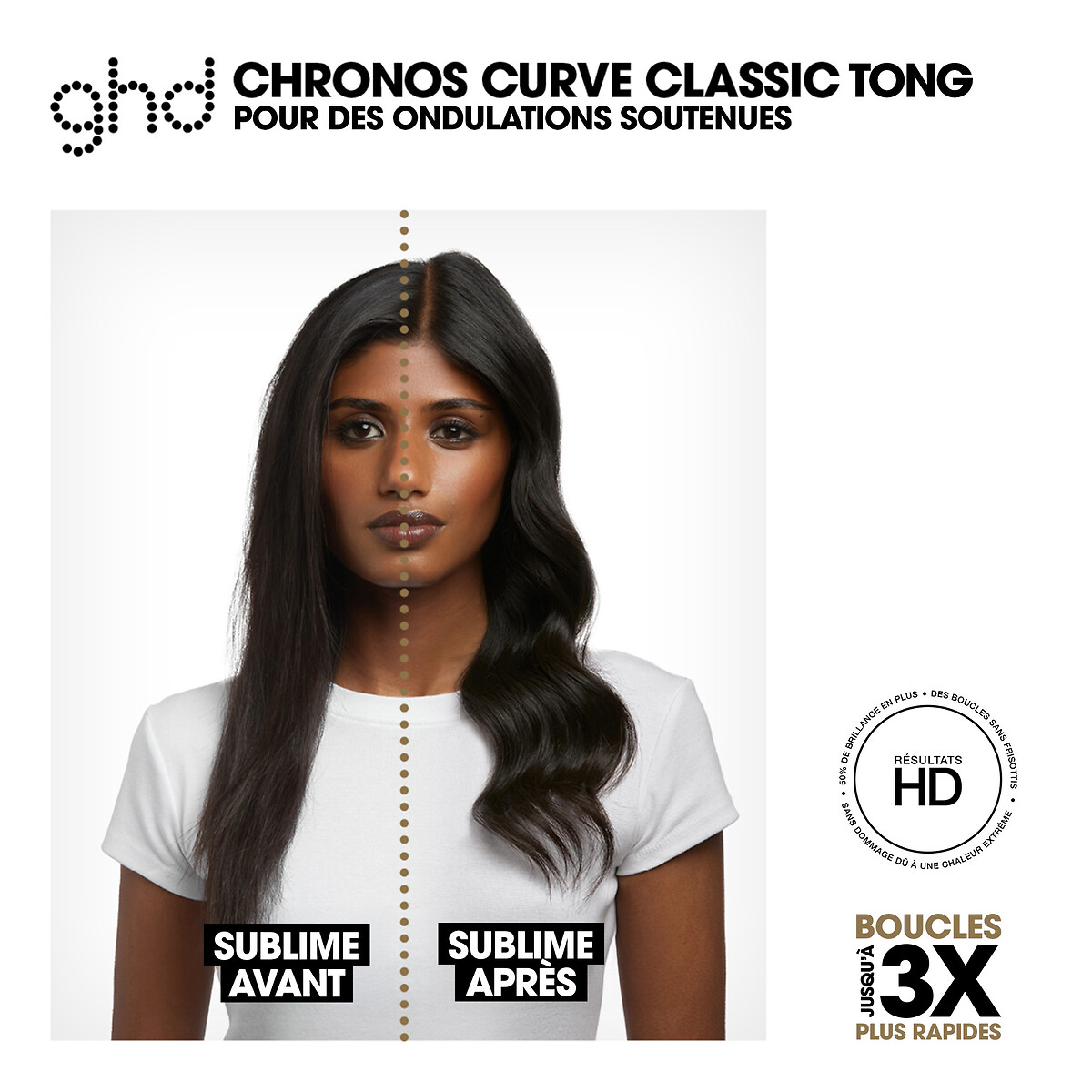 Boucleur Chronos Curve Classic Tong noir, GHD