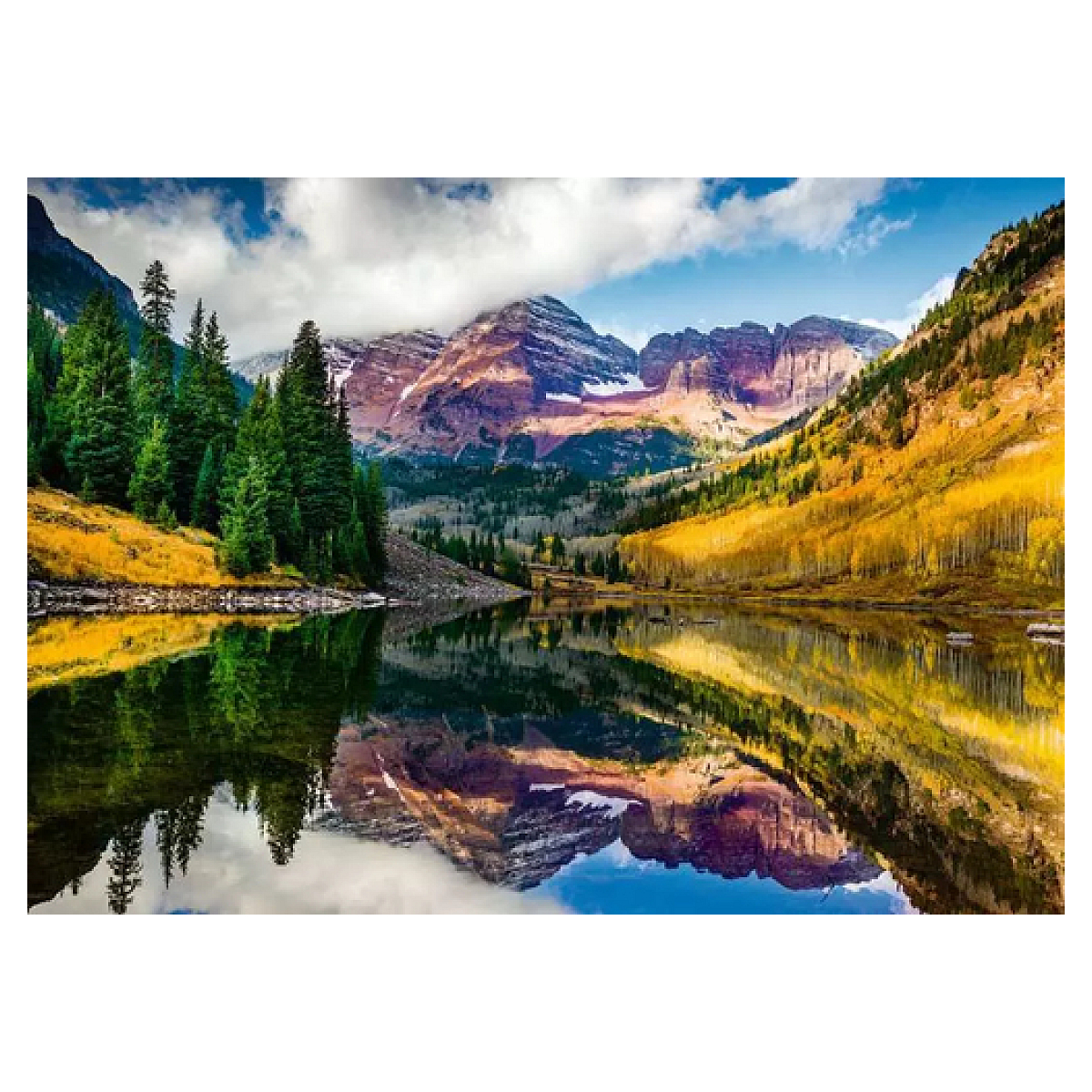 Aspen en Colorado - Puzzle 1000p bleu, RAVENSBURGER