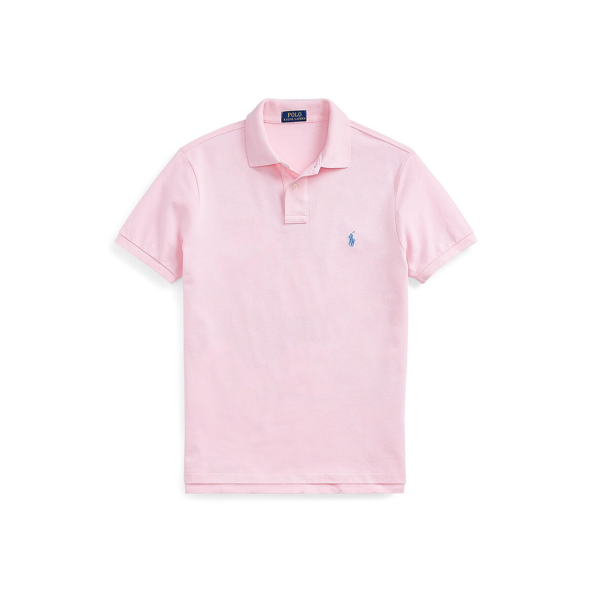 Polo custom slim fit, Pony Player geborduurd lichtroze, POLO RALPH LAUREN