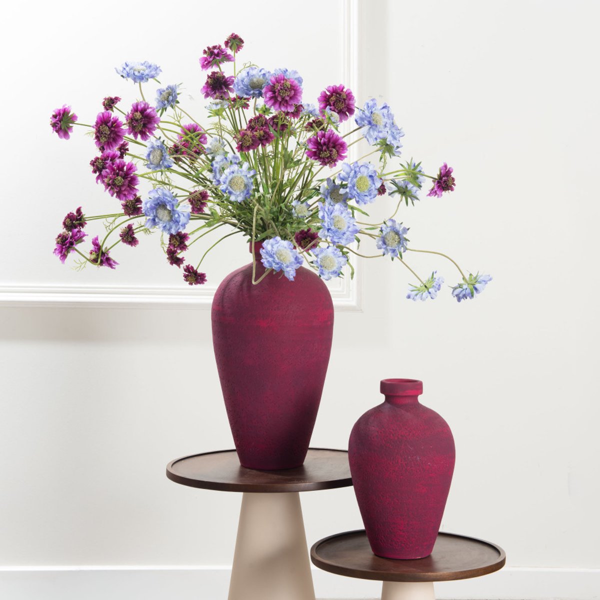 Vase Leiria H45 rouge, AMADEUS