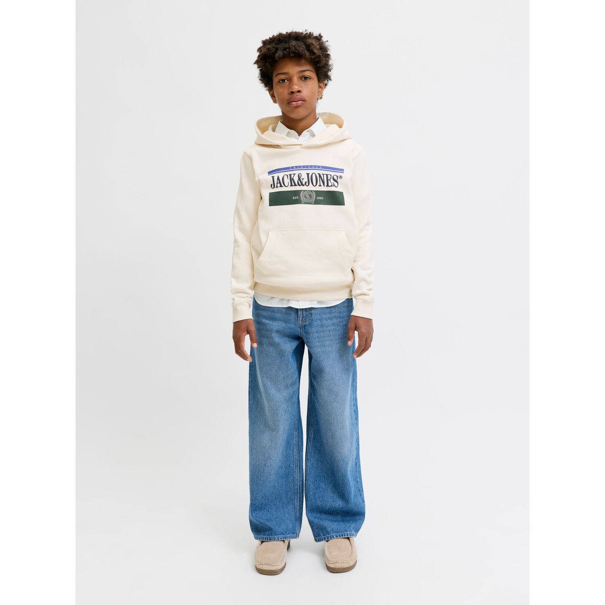Sweat À Capuche whisper white, JACK & JONES JUNIOR