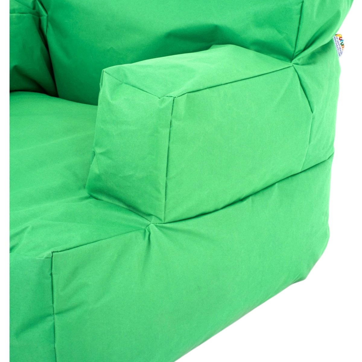 Fauteuil d'extérieur pouf en polyester ARTA vert, PIER IMPORT
