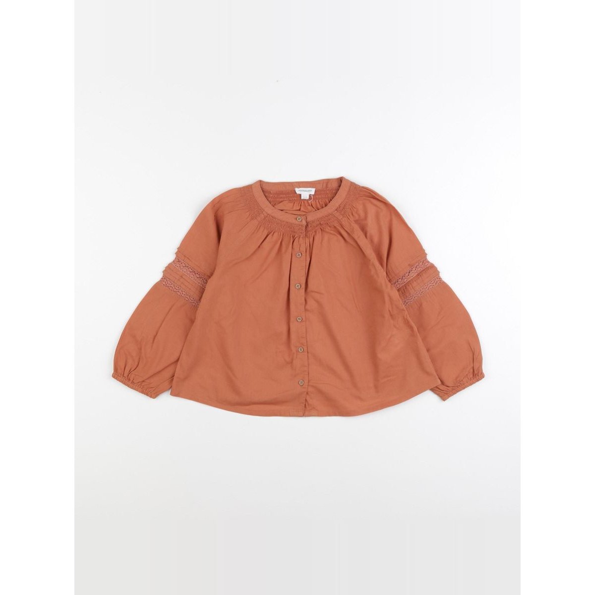 Blouse - Très bon état orange, VERTBAUDET
