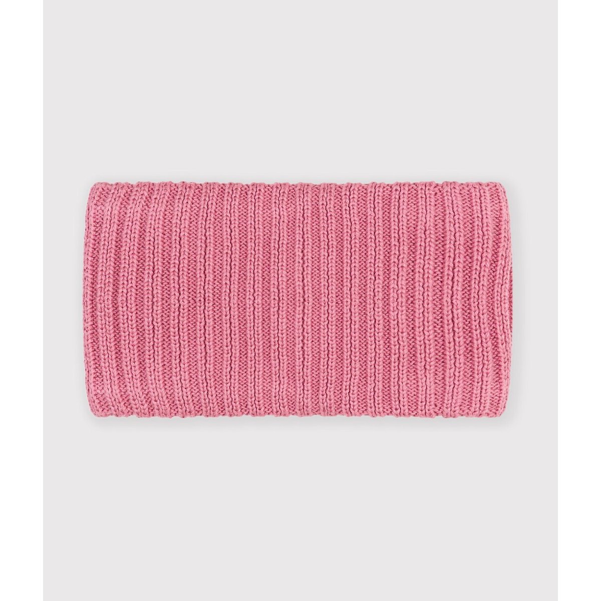 Snood bébé, en tricot uni, doublé polaire bleu marine, PETIT BATEAU
